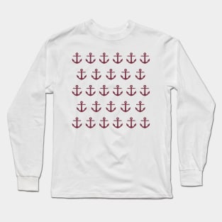 Washington | Burgundy Long Sleeve T-Shirt